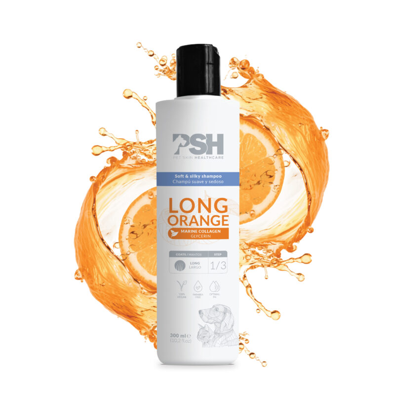 Шампунь Long Orange PSH 300 мл для довгої шерсті собак і котів