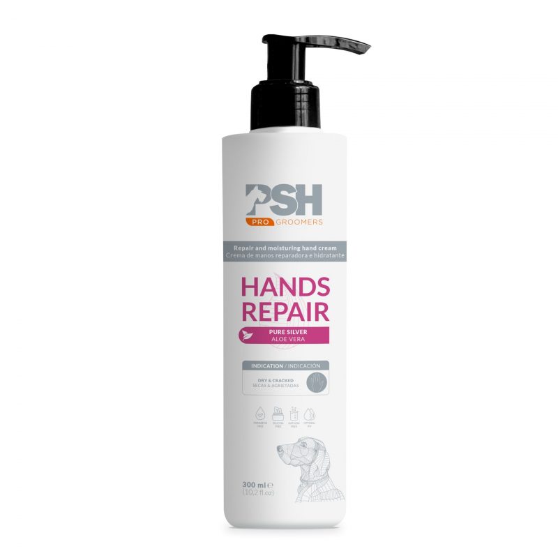 Крем для грумерів Hands Repair Cream PSH 300 мл з алое вера та сріблом