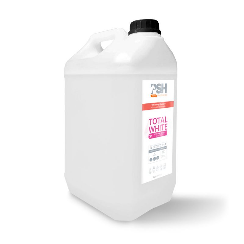Шампунь-концентрат Total White Shampoo PSH 5 л для білої та світлої шерсті собак