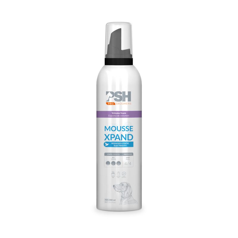 Мус для об’єму шерсті Mousse Xpand Foam PSH 300 мл для професійного грумінгу собак