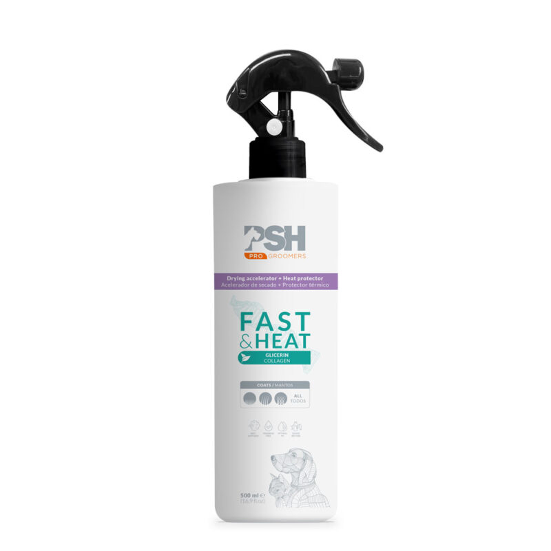 Fast & Heat Protector PSH 500 мл — термозахист для шерсті собак і котів