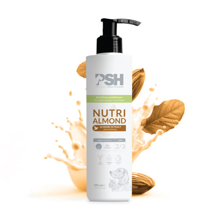 КОНДИЦІОНЕР ДЛЯ СОБАК І КОТІВ ДЛЯ ДОВГОЇ ШЕРСТІ МИГДАЛЬ - NUTRI ALMOND CONDITIONER PSH 300ML