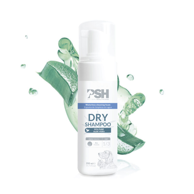 Dry Shampoo Foam PSH 200 мл — сухий шампунь-пінка для котів і собак