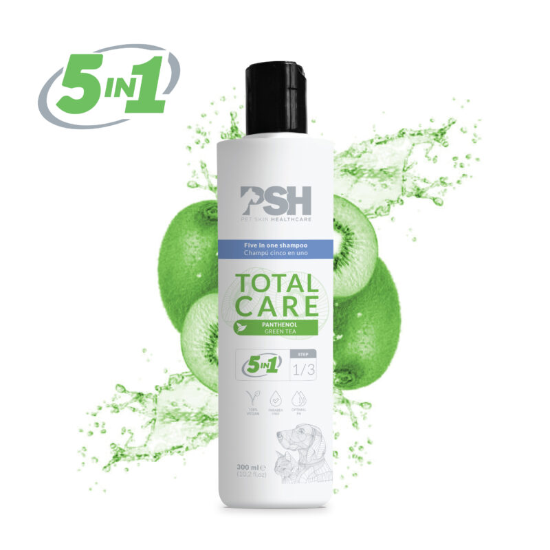 Total Care 5 in 1 Shampoo PSH 300 мл — шампунь для всіх типів шерсті собак і котів