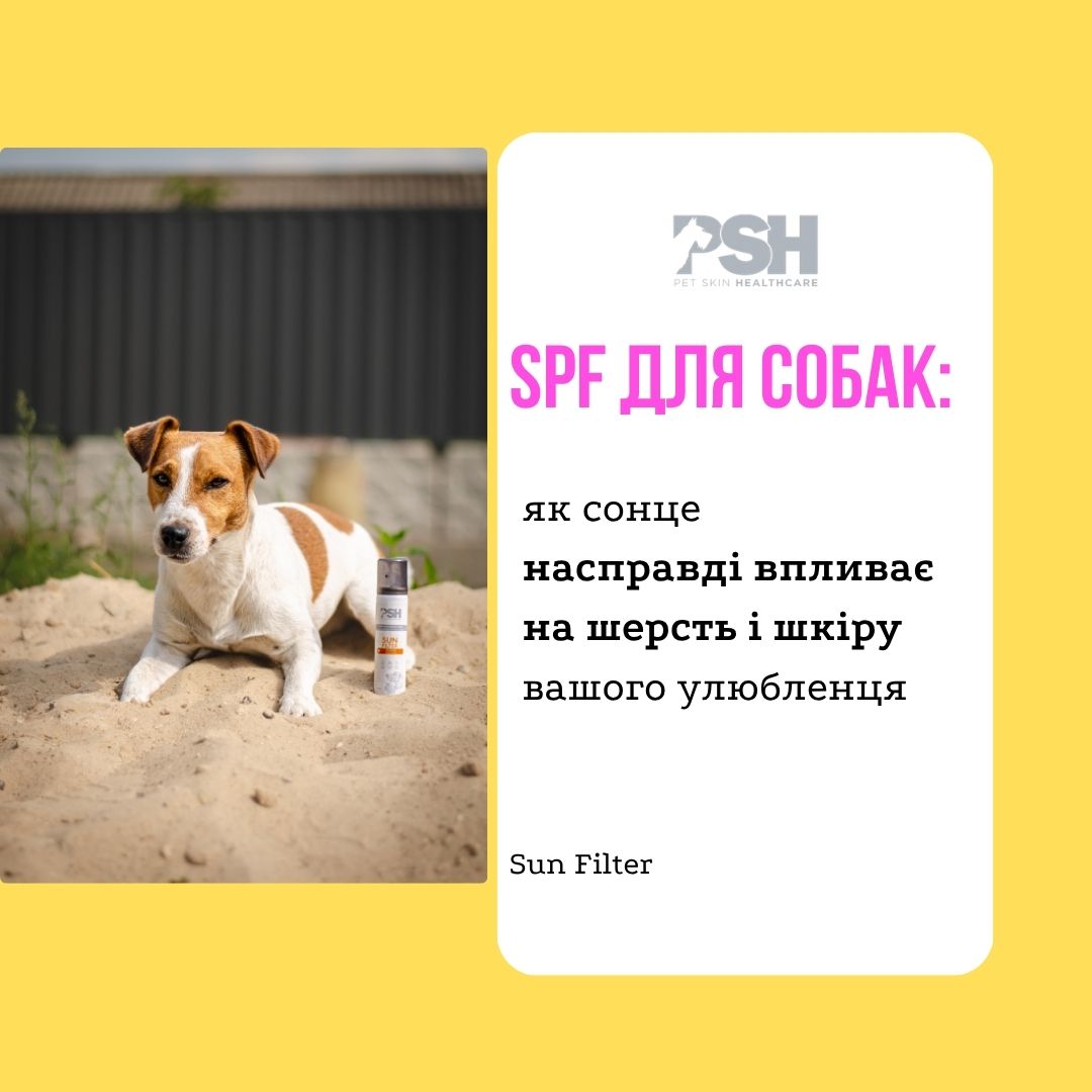 SPF для собак захист шерсті від сонця